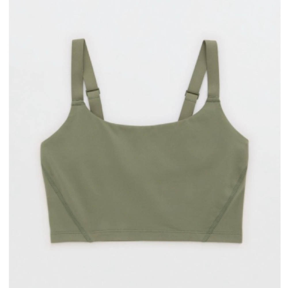 Olive Green Top with Built in Bra